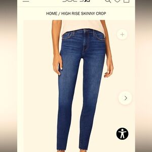 Joes Jeans Flawless  High Rise Ankle Jeans